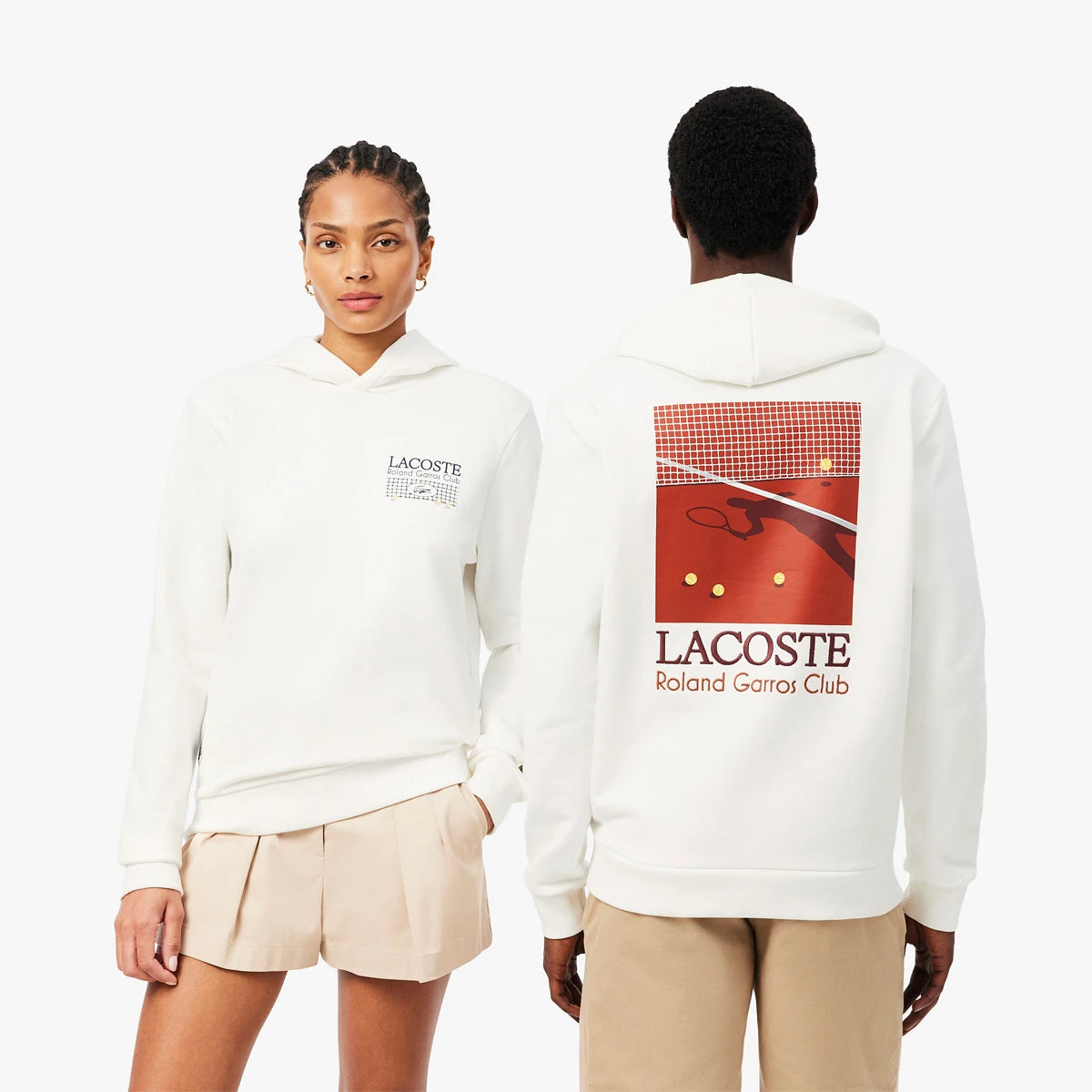 SWEAT LACOSTE ROLAND GARROS CLUB GRAPHIQUE