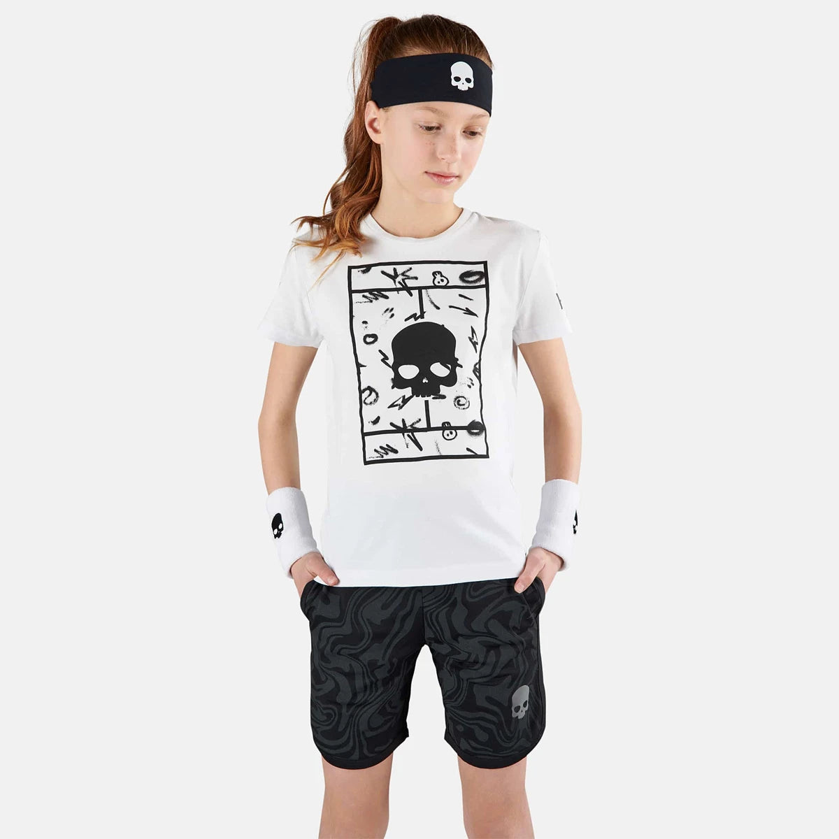 HYDROGEN JUNIOR BOYS TENNIS COURT T-SHIRT