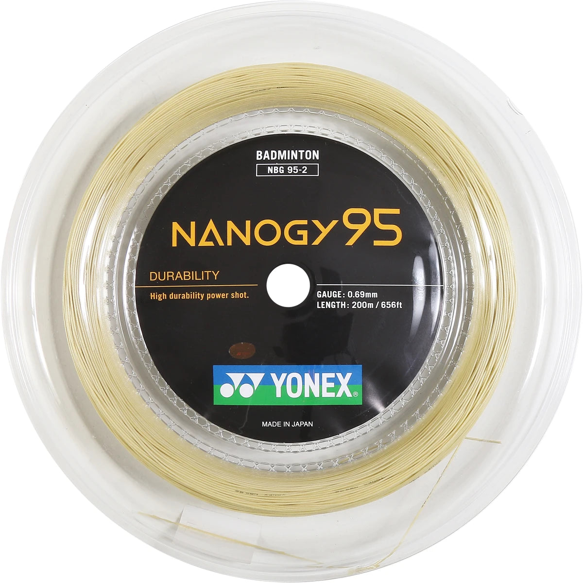 BOBINE BADMINTON YONEX NANOGY 95 (200 METRES)