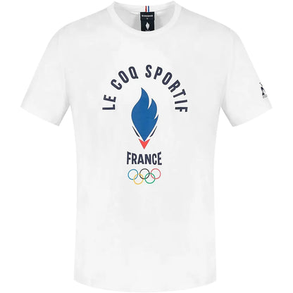 T-SHIRT LE COQ SPORTIF FRANCE OLYMPIQUE VILLAGE (1)