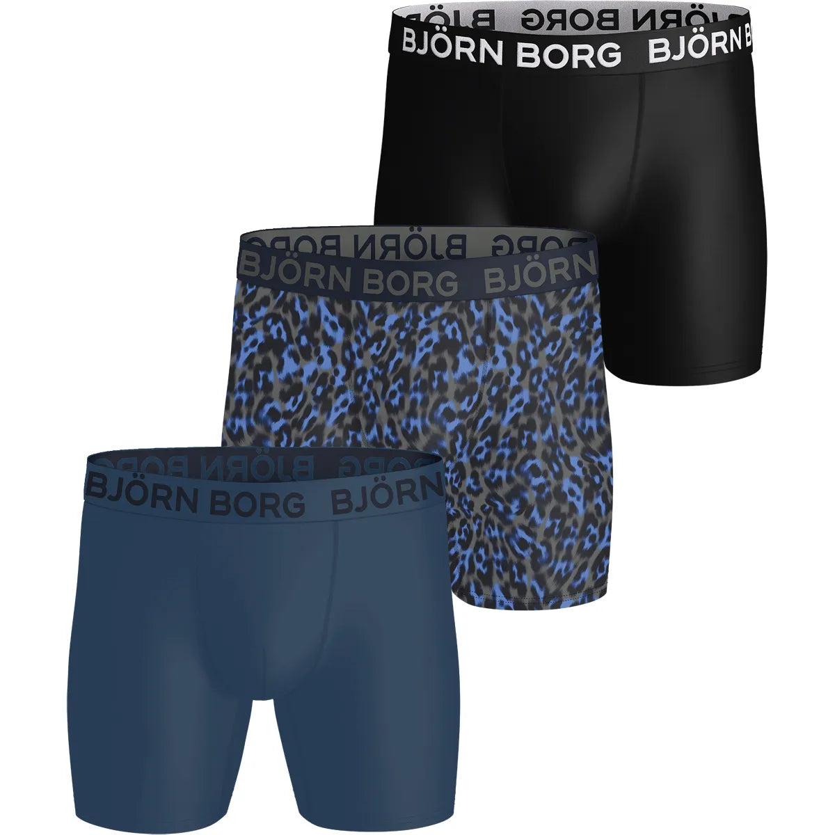 PACK OF 3 BJORN BORG SPORTS MICROFIBRE BOXERS