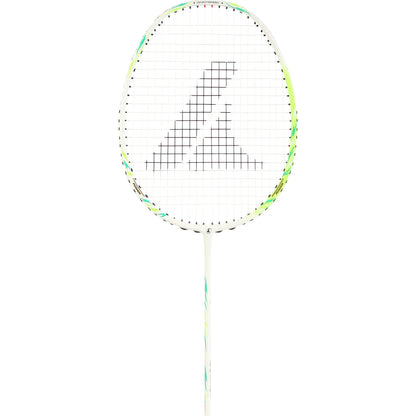 PRO KENNEX IMPACT NEW CARBON LIME BADMINTON RACKET (STRUNG)