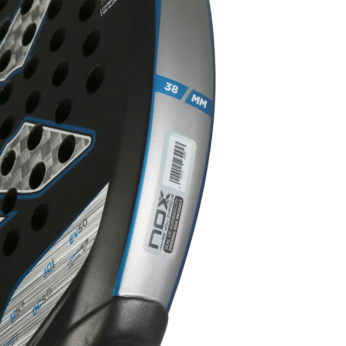 RAQUETTE DE PADEL NOX FUTURE HYBRID 12K ALUM