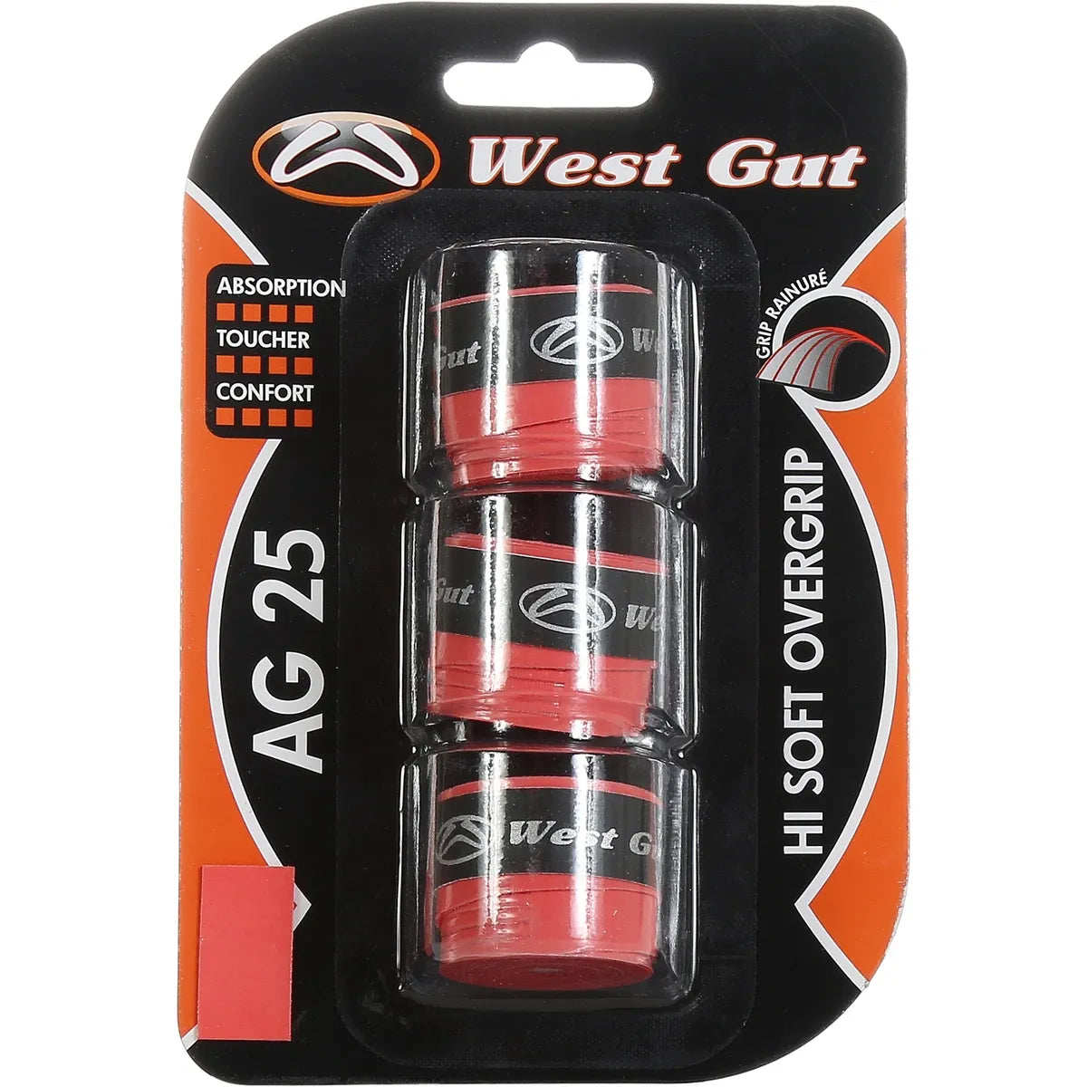 WEST GUT AG25 OVERGRIPS x3