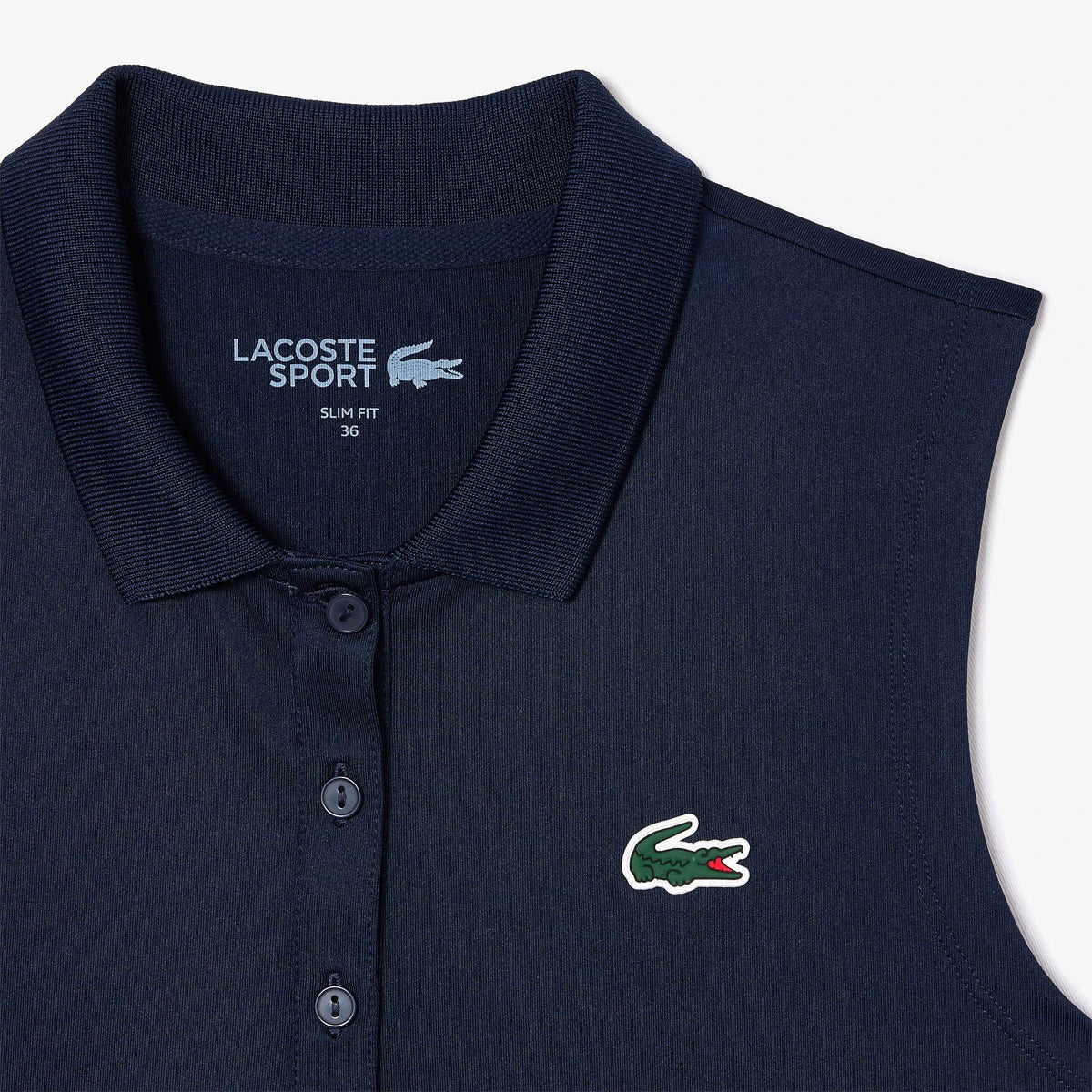 POLO LACOSTE DAMEN CORE PERFORMANCE ÄRMELLOS
