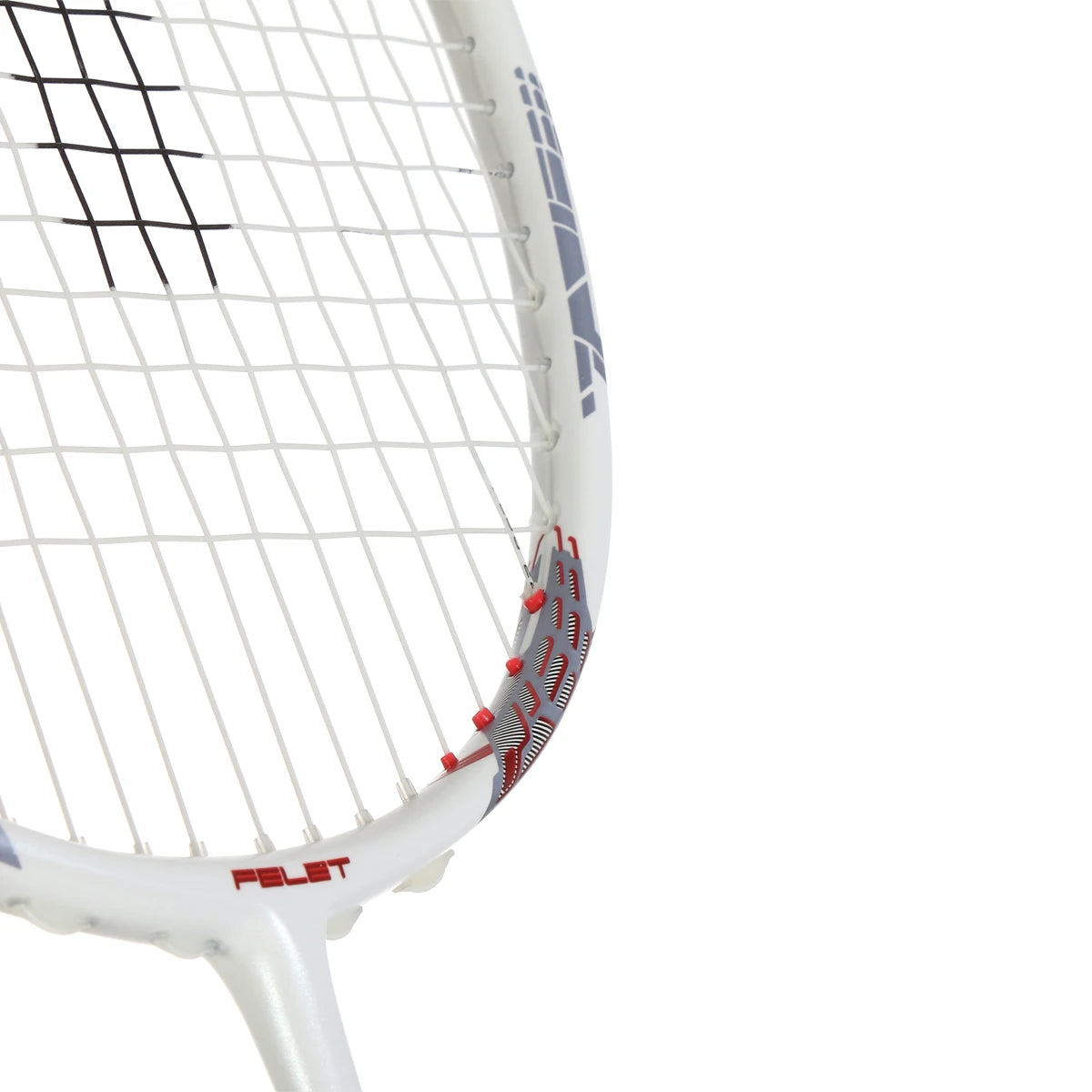 RAQUETTE DE BADMINTON FELET SPORT FORCE WHITE-RED (CORDEE)