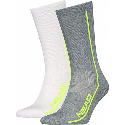 2 PAARE HEAD PERFORMANCE CREW SOCKEN (LANG)