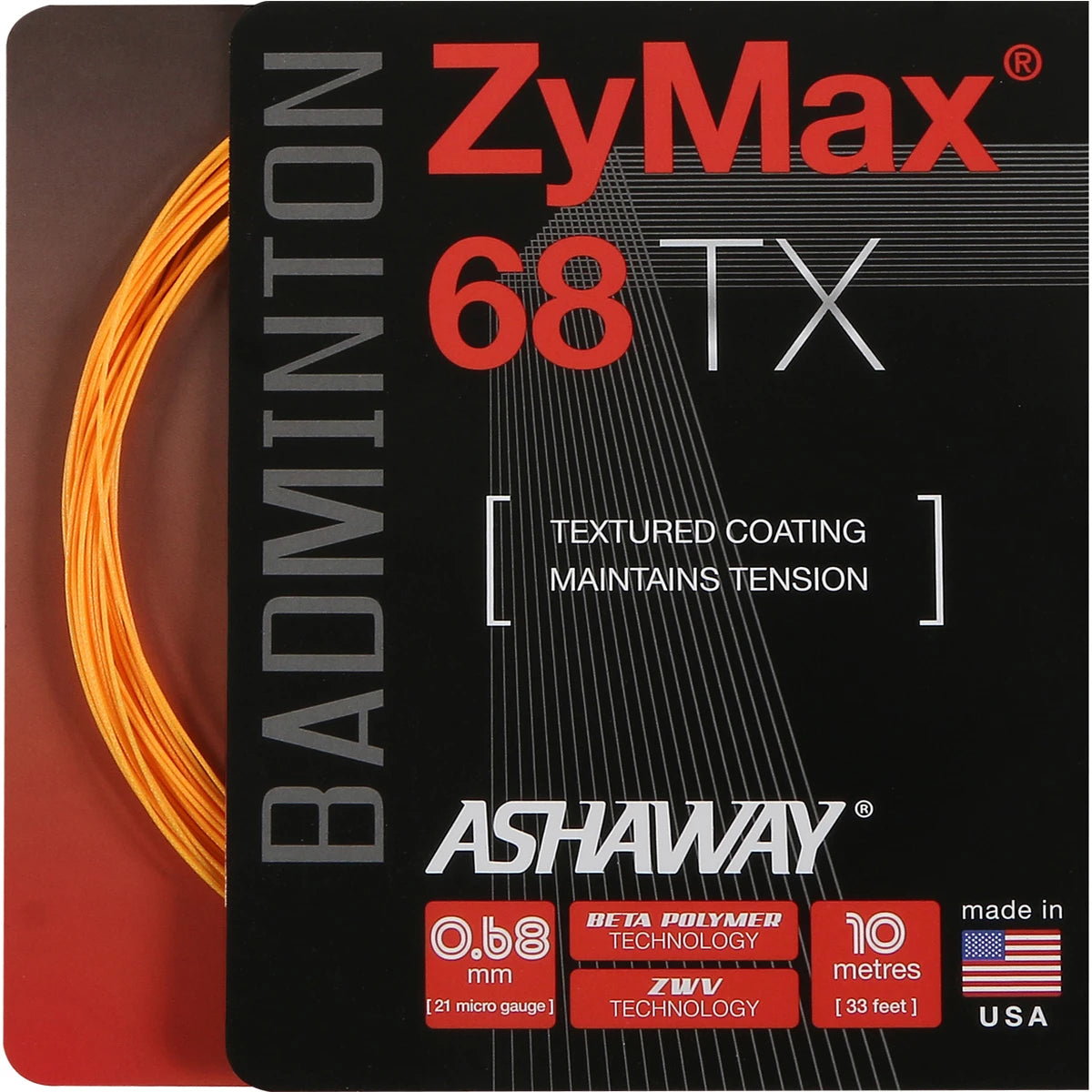 CORDAGE BADMINTON ASHAWAY ZYMAX 68 TX (10 METRES)