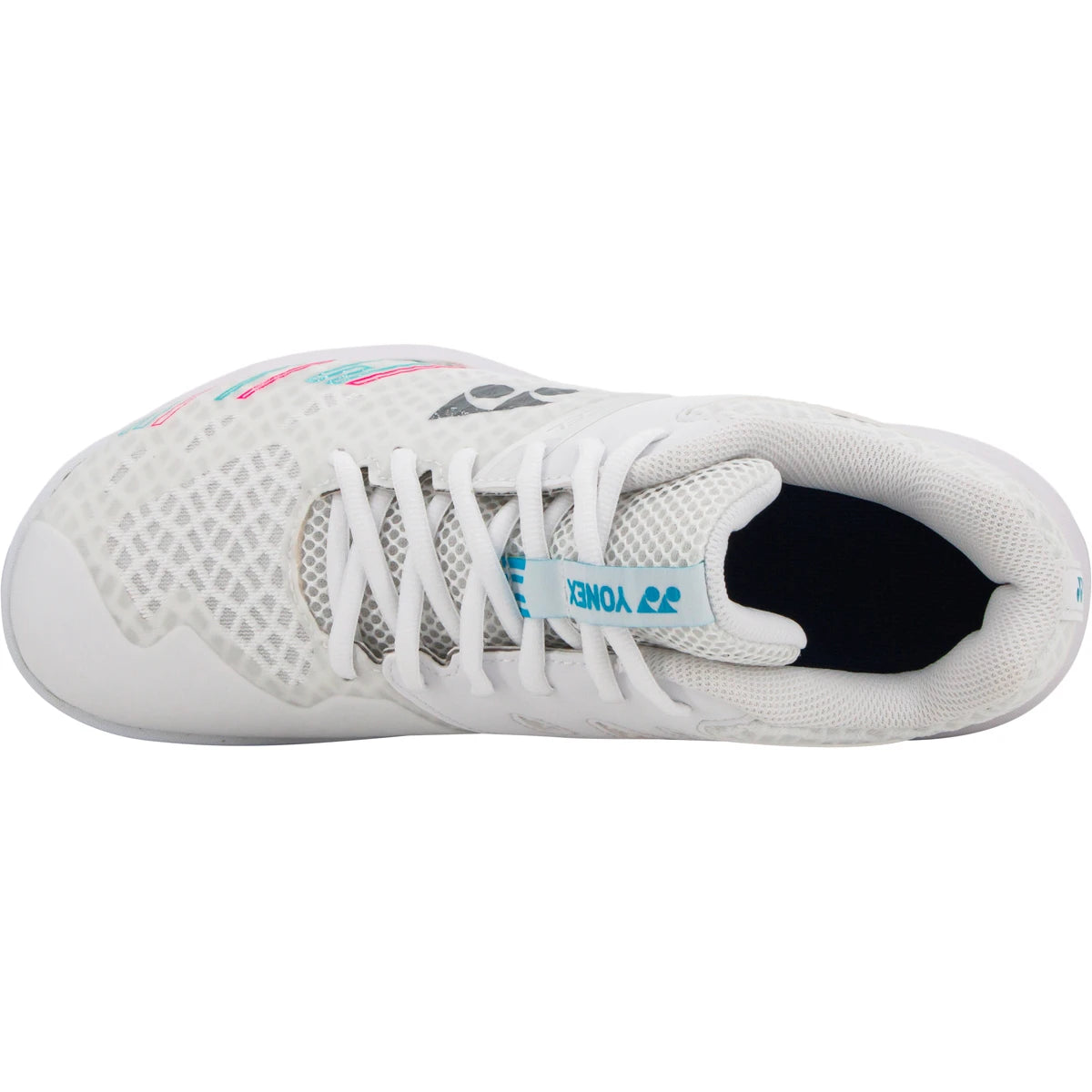 CHAUSSURES YONEX FEMME INDOOR PC CASCADE ACCEL WIDE WHITE/SKY BLUE