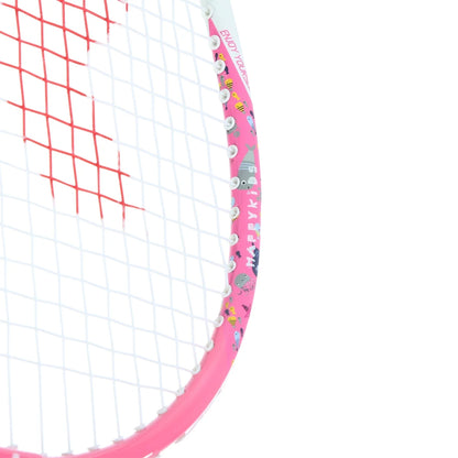 SET MIT 2 BADMINTONSCHLÄGERN KAWASAKI HAPPY KIDS 605 JR