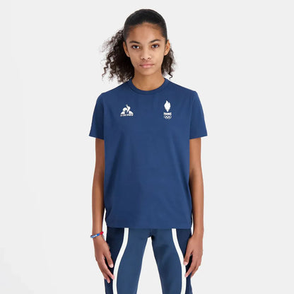 T-SHIRT LE COQ SPORTIF JUNIOR FRANCE OLYMPIQUE VILLAGE