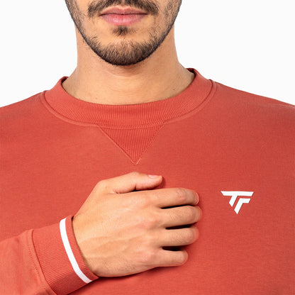SWEAT TECNIFIBRE TEAM TERRY TERRAKOTTA