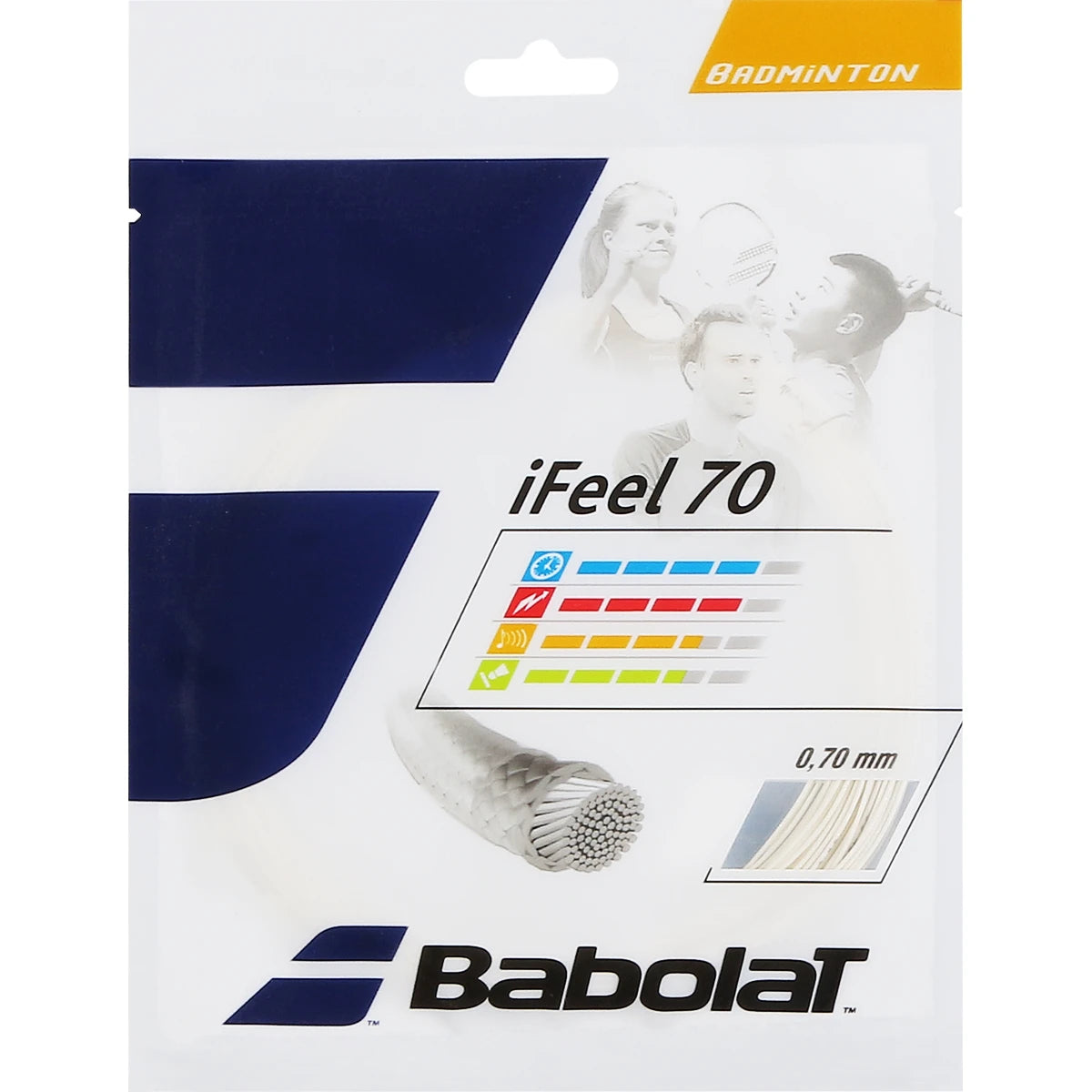 CORDAGE BADMINTON BABOLAT IFEEL 70 (10 METRES)