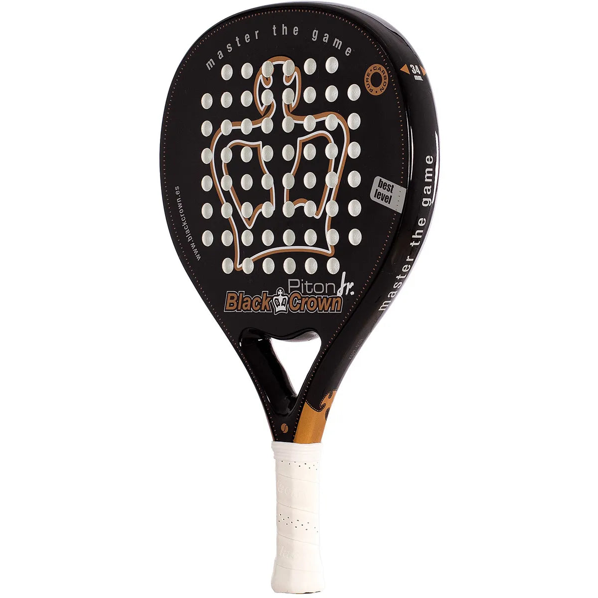 JUNIOR PADEL RACKET BLACK CROWN PITON