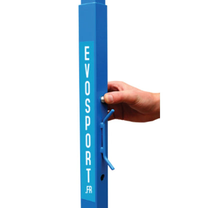POTEAUX DE BADMINTON EVOSPORT BM-1000 (LA PAIRE) + FILET AC141