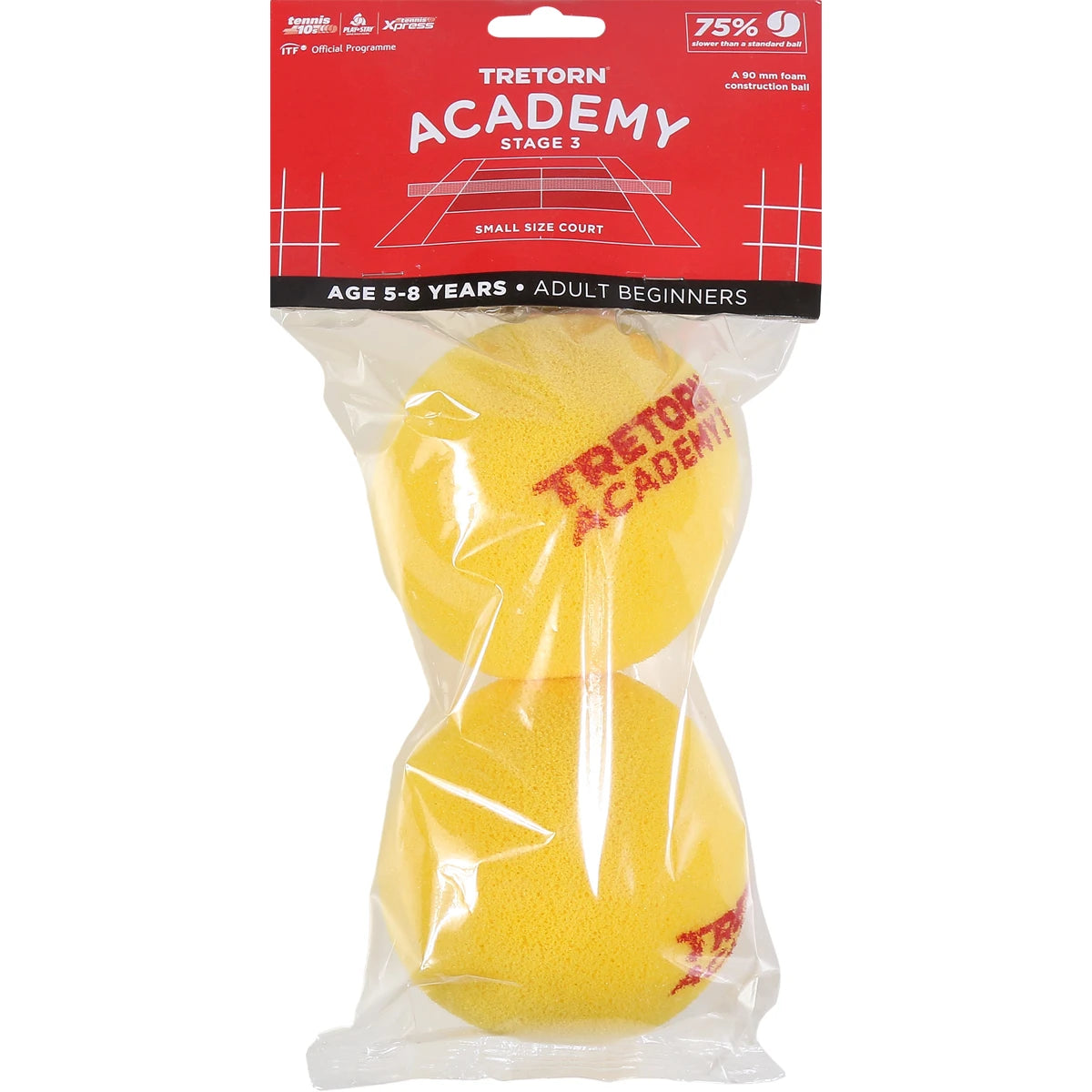PACK DE 2 BALLES MOUSSE TRETORN