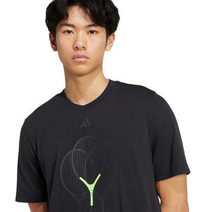 T-SHIRT ADIDAS GRAPHIC RAQUETTE PARIS