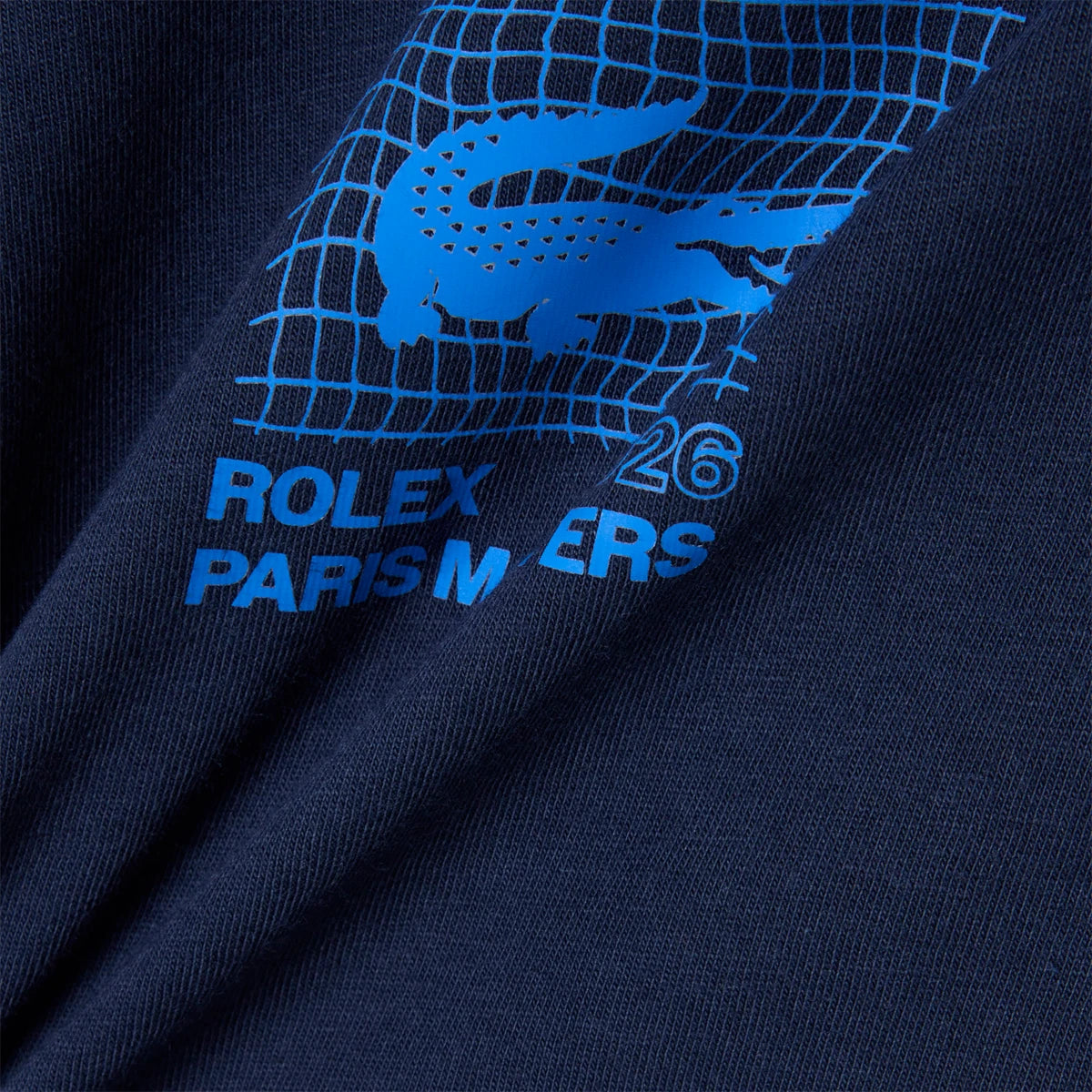 T-SHIRT LACOSTE ROLEX PARIS MASTERS GRAPHIC