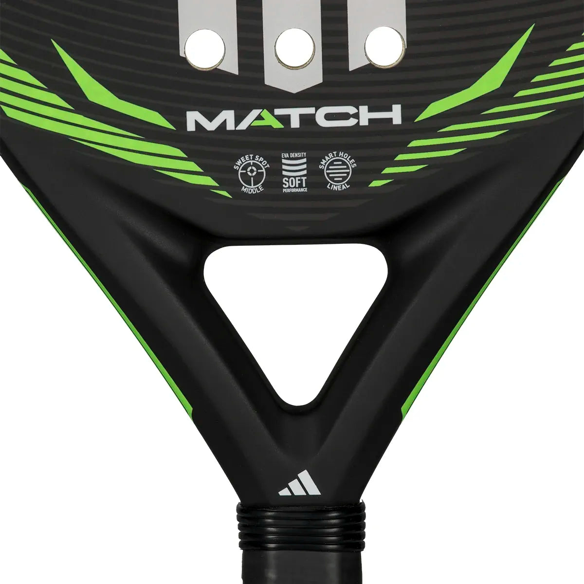 ADIDAS MATCH BLACK/GREEN 2026 PADEL RACKET