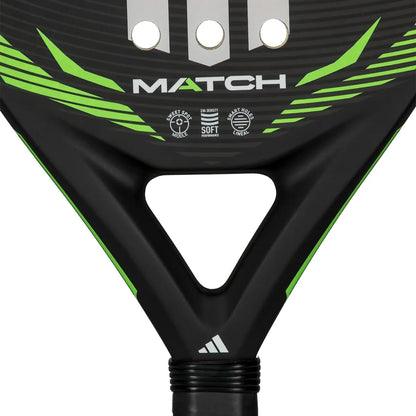 ADIDAS MATCH BLACK/GREEN 2026 PADEL RACKET