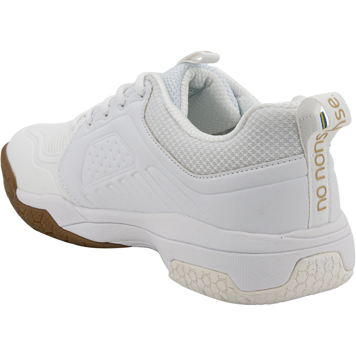 Chaussures Salming Mixte Indoor Eagle 2 Blanc/Or