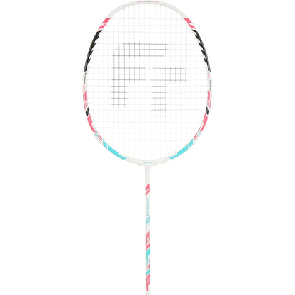 BADMINTONSCHLÄGER FELET KISONA 21 WEIß/PINK (BESAITET)