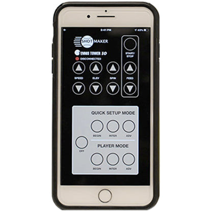 LANCE-BALLES TUTOR PLUS PLAYER SUR BATTERIE-TELE MOBILE