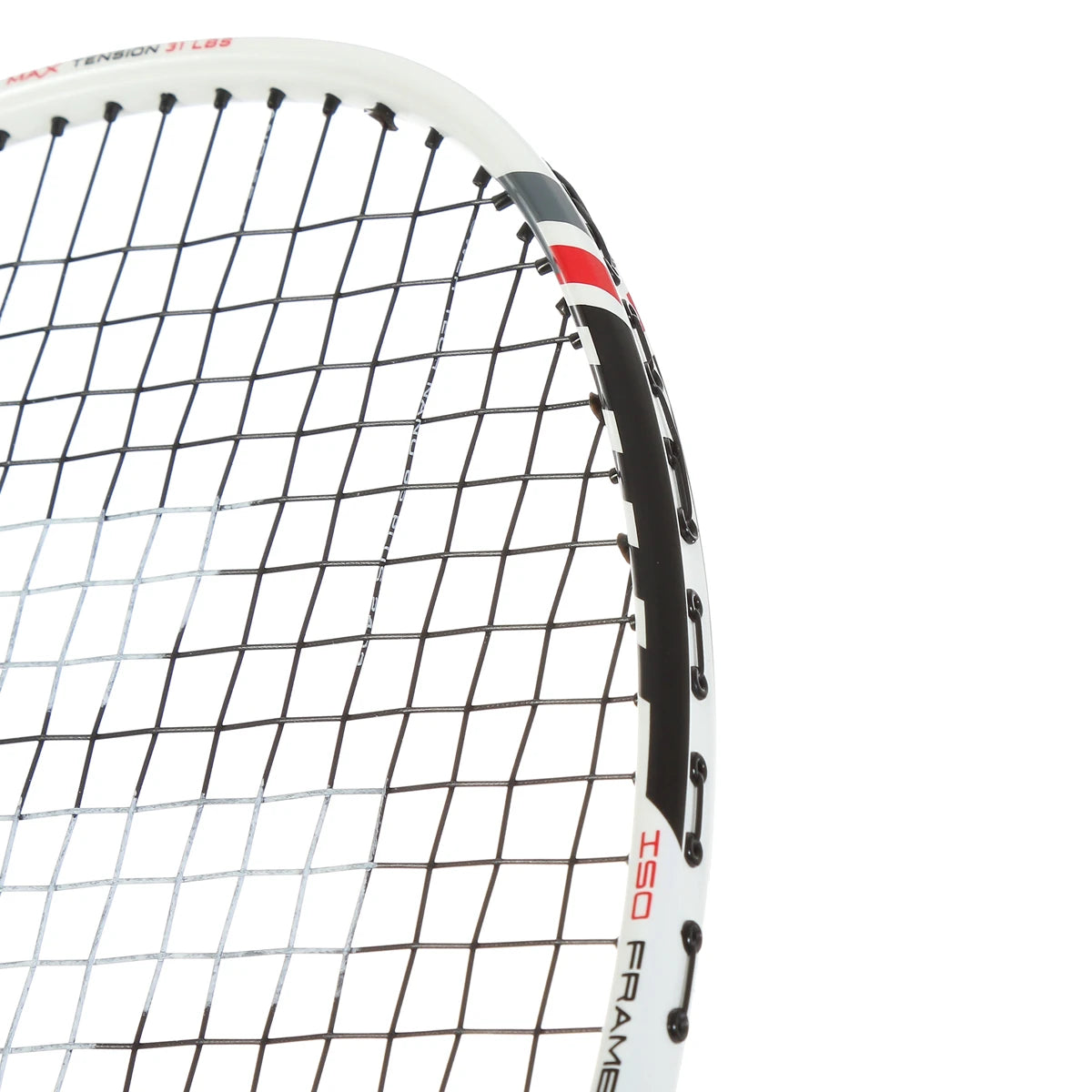 BADMINTONSCHLÄGER FELET KISONA 21 SCHWARZ/WEISS (BESAITET)