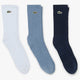 3 PAIRES DE CHAUSSETTES LACOSTE CLASSIC