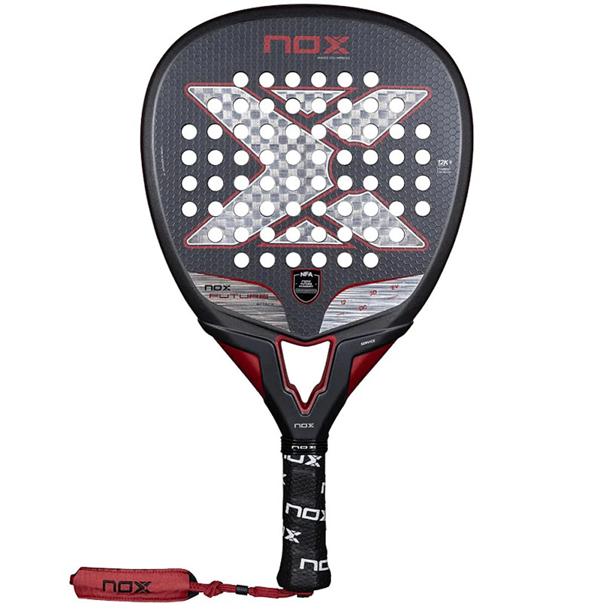 PADEL RACKET NOX FUTURE ATTACK 12K ALUM