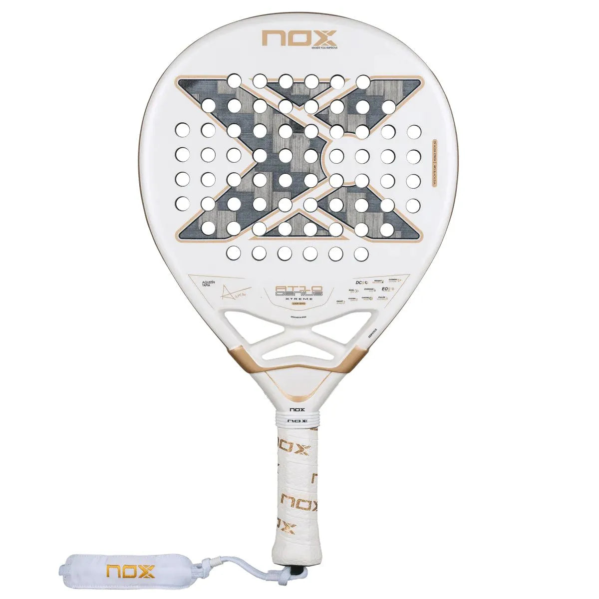 PADEL RACKET NOX AT10 GENIUS 12K ALUM XTREME BY AGUSTIN TAPIA 2026