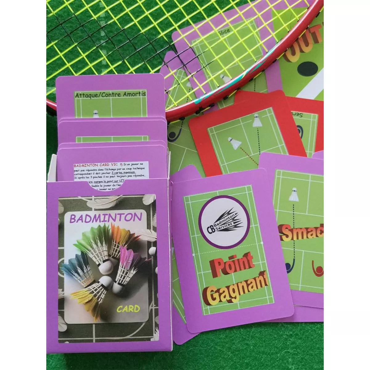 BADMINTON CARD SET