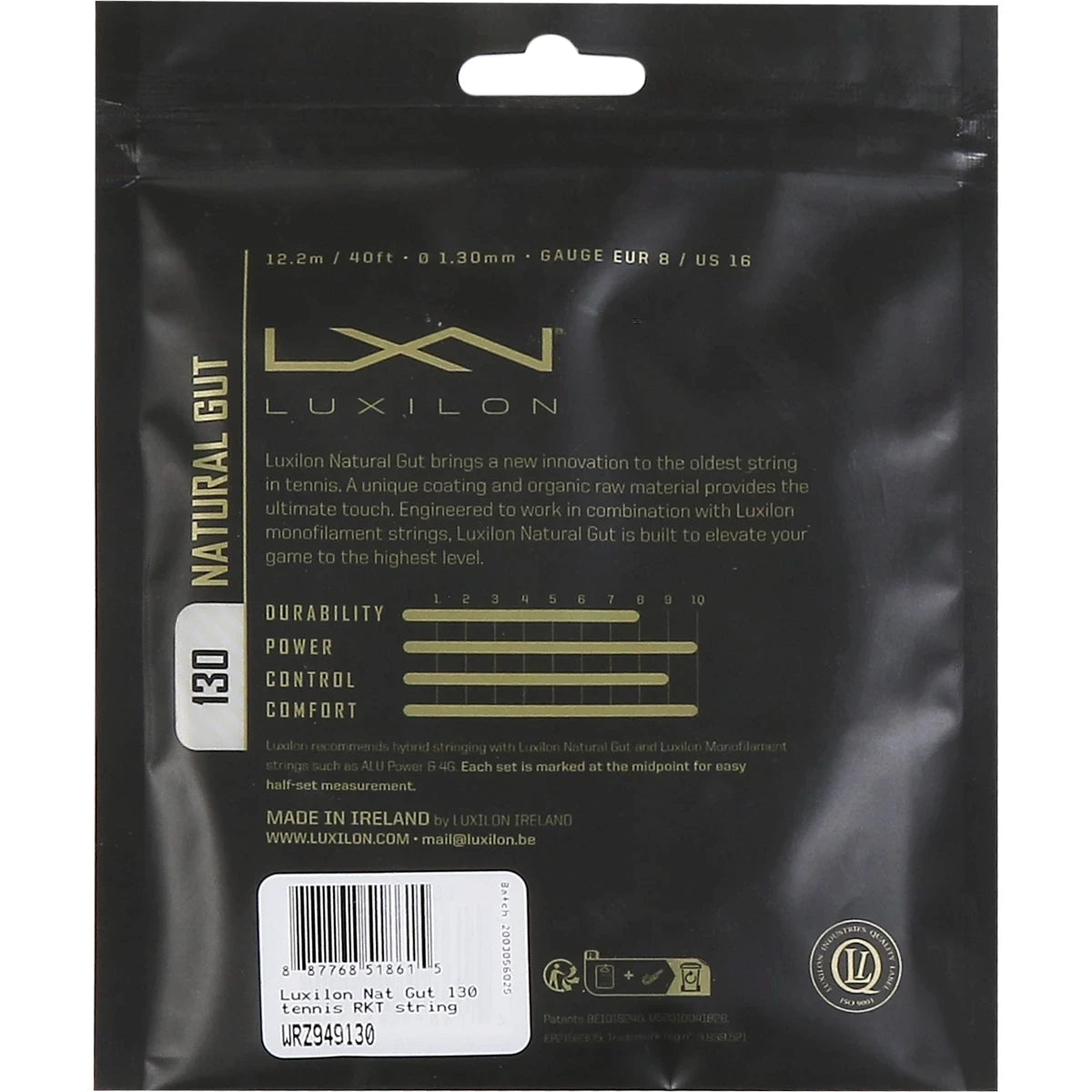 Cordage Luxilon Boyau Naturel/Natural Gut (12 Mètres)