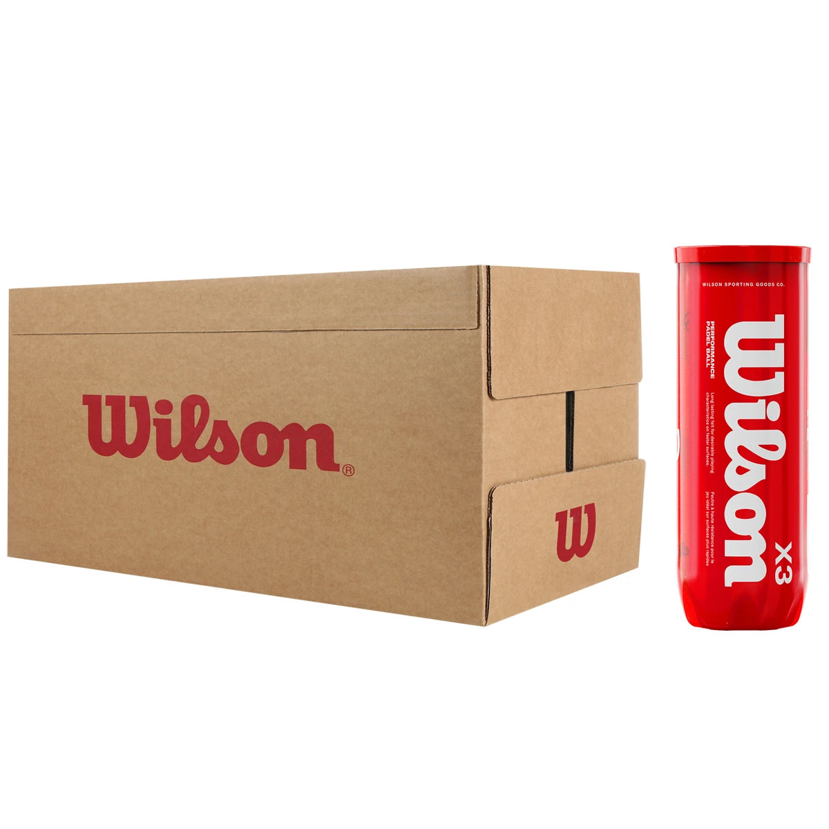 BOX OF 24 TUBES OF 3 WILSON PADEL BALLS