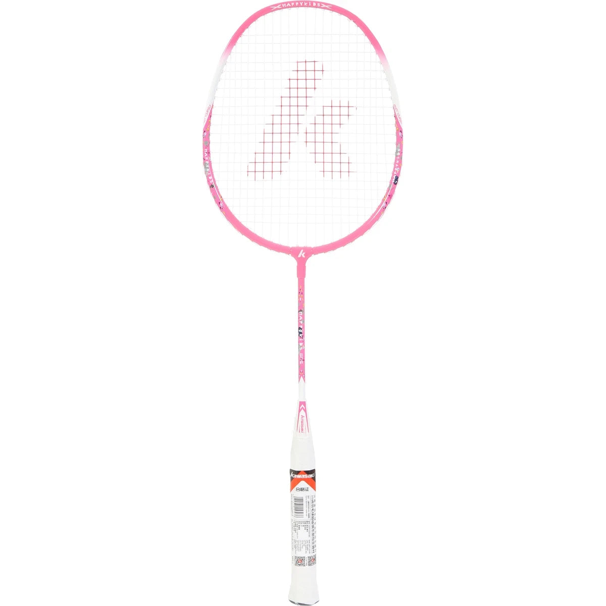 SET MIT 2 BADMINTONSCHLÄGERN KAWASAKI HAPPY KIDS 605 JR