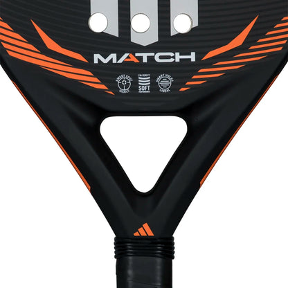 ADIDAS PADEL RACKET MATCH BLACK/ORANGE 2026