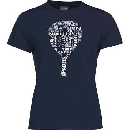 HEAD WOMEN'S TYPO PADEL T-SHIRT