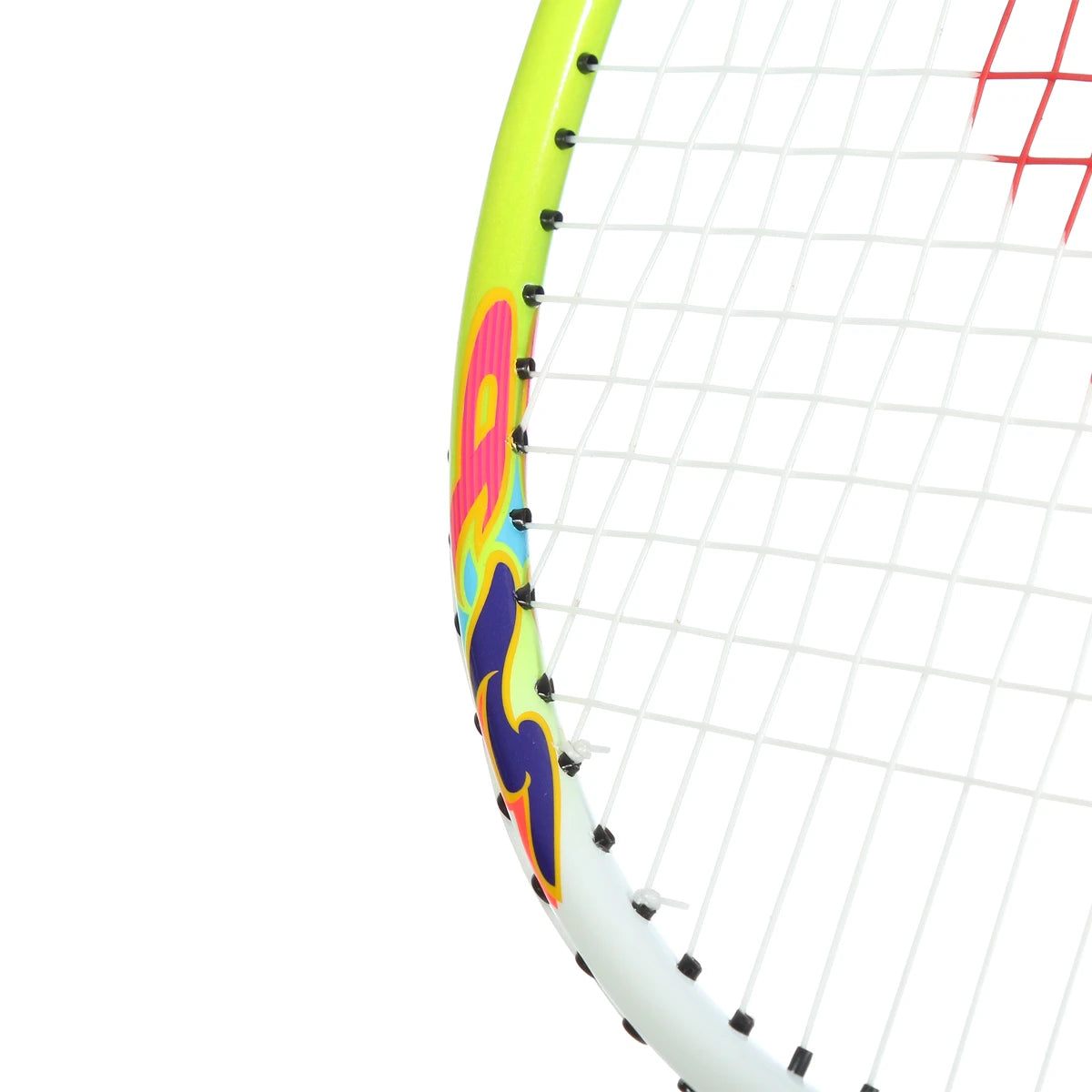 YONEX MP2 WHITE/LIME JUNIOR BADMINTON RACKET (STRUNG)