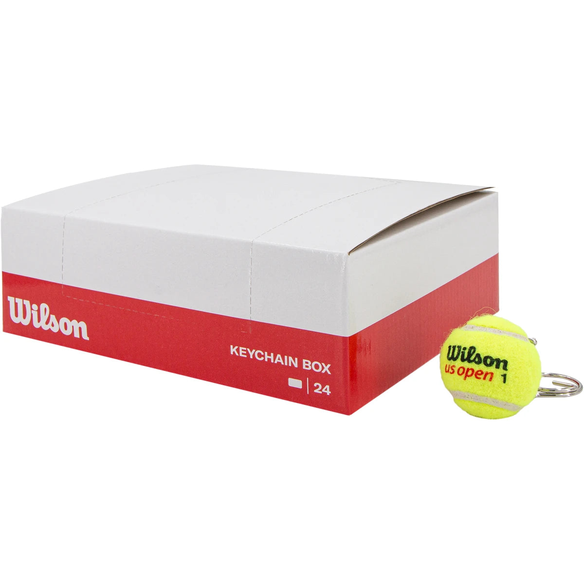 BOITE DE 24 PORTE-CLES WILSON US OPEN TENNIS BALL