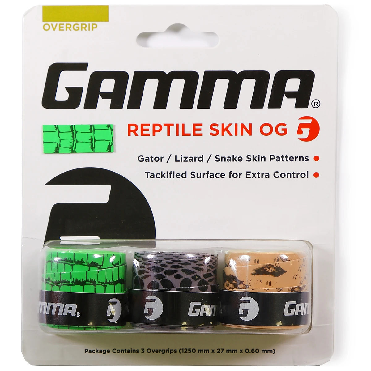 SURGRIPS GAMMA REPTILE SKIN x3