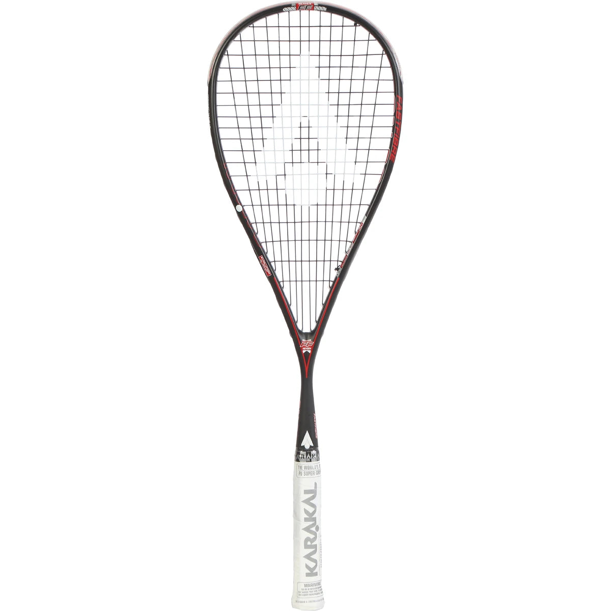 RAQUETTE DE SQUASH KARAKAL SN 90 FF 2.0 NOIRE-ROUGE