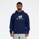 NEW BALANCE ESSENTIALS SWEATSHIRT AUS FRENCH TERRY MIT LOGO-RUNDHALSAUSSCHNITT