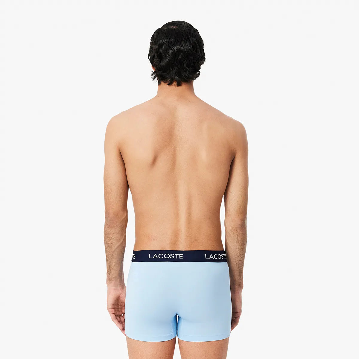 PACK OF 3 LACOSTE POLYESTER BOXERS
