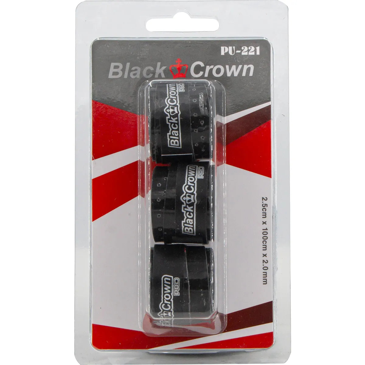 BLACK CROWN OVERGRIPS x3