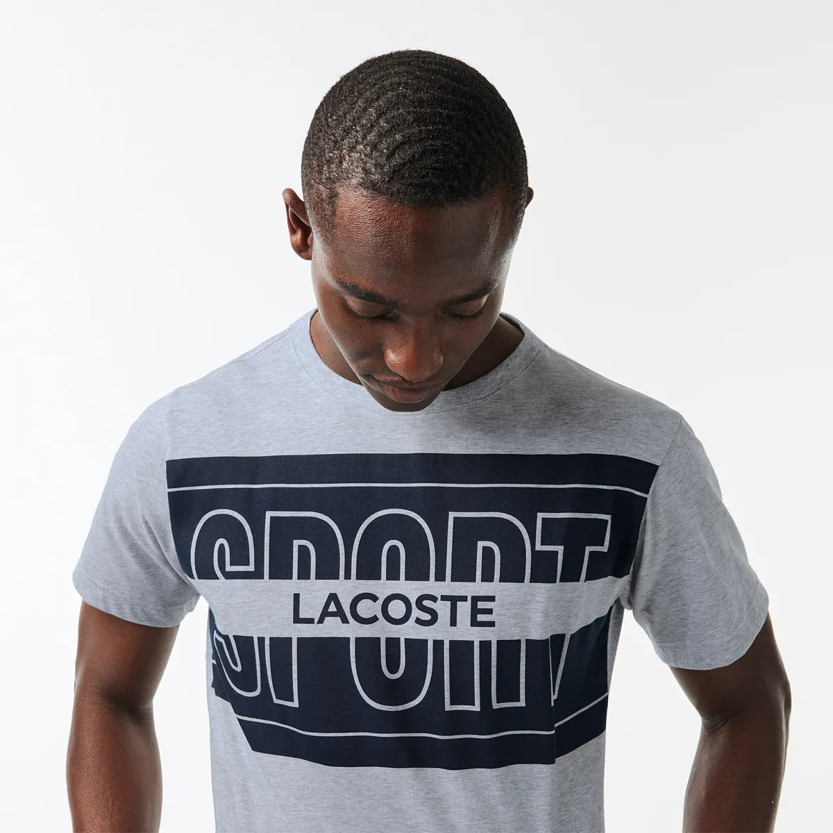 T-SHIRT LACOSTE TRAINING CORE PERFORMANCE PRINTED