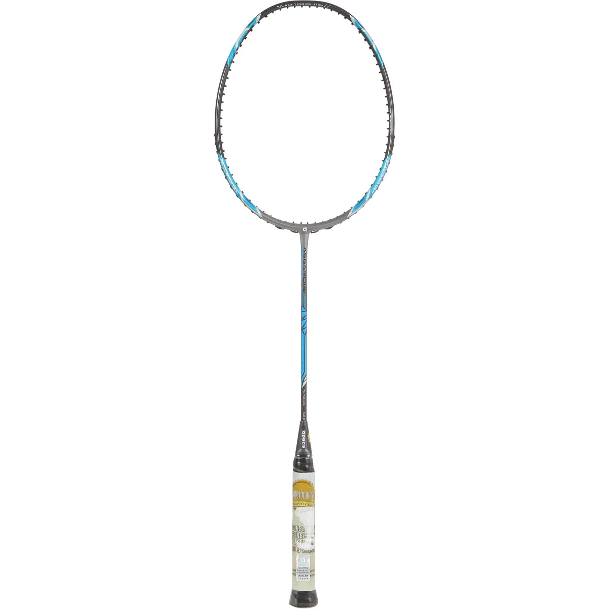 BADMINTONSCHLÄGER APACS ASGARDIA DUNKELGRAU (OHNE BESAITUNG)
