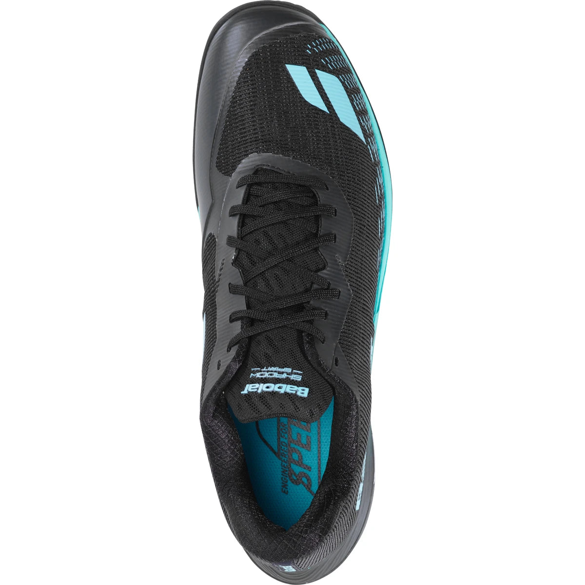 CHAUSSURES BABOLAT HOMME INDOOR SHADOW SPIRIT 2 NOIRE/CYAN
