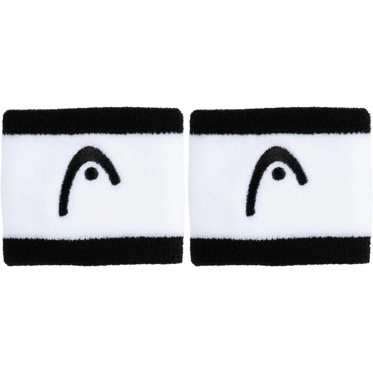 PAIR OF HEAD SIMPLE 2.5" STRIPED WRISTBANDS