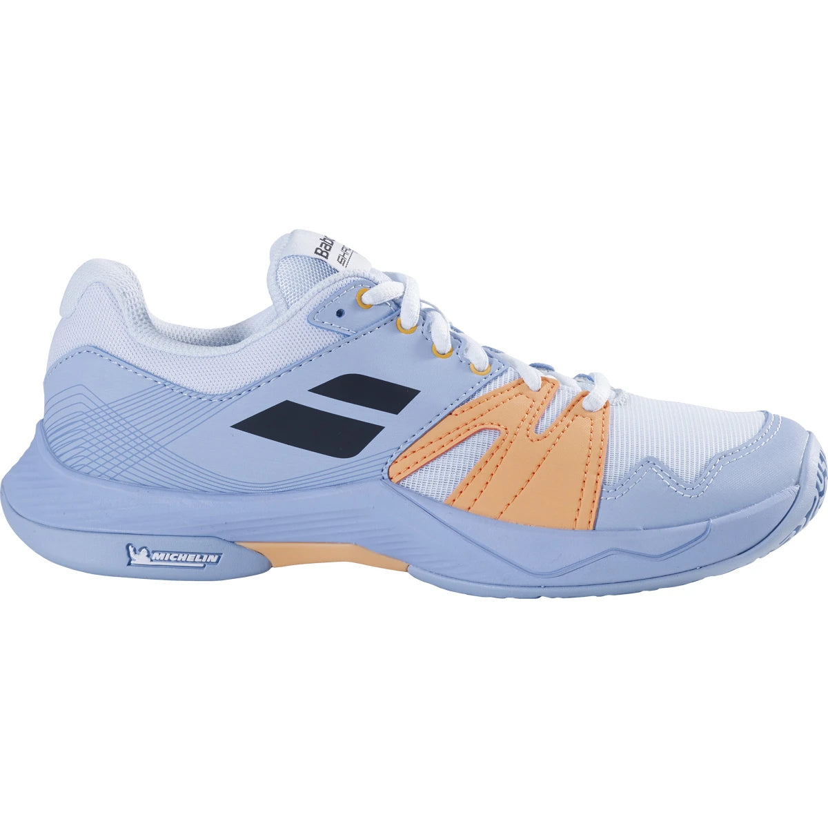 BABOLAT DAMENSCHUHE INDOOR SHADOW TEAM 2 HELLBLAU