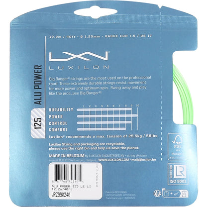 Cordage Luxilon Big Banger Alu Power (12 Mètres)
